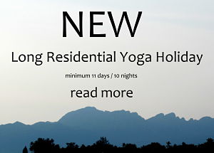 Long residential yoga holiday